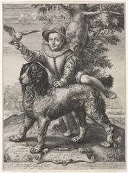 Portrait de Frederick de Vries et de son chien