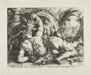 Le Dragon dévorant les compagnons de Cadmus
