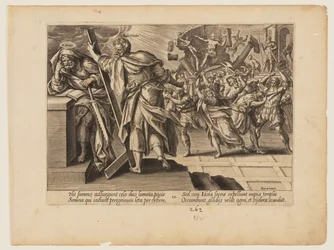 Le martyre de saint Simon et de Judas Thaddée, extrait du Martyre du Christ et des Apôtres