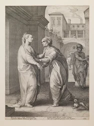 La Visitation, tirée de la série « La Vie de la Vierge »