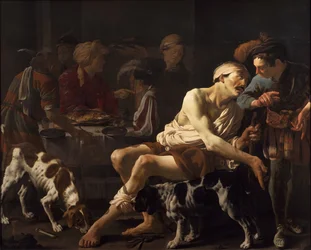 Le Riche et le Pauvre Lazare, 1625