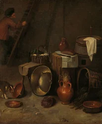 Nature morte dans une étable