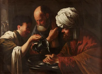 Pilate se lavant les mains, vers 1615-1628