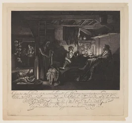 Jupiter et Mercure dans la maison de Philémon et Baucis