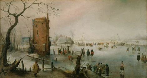 Patinage près d