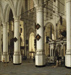 Interieur de la nouvelle eglise de Delft