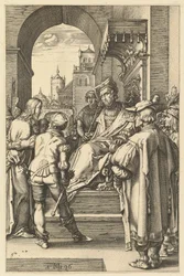 Le Christ devant Pilate, de La Passion du Christ, 1596