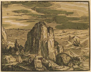 Falaise sur un rivage
