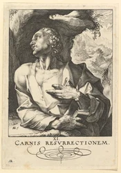 Saint Jude Thaddée, de Christ, les Apôtres et Saint Paul avec le Credo, vers 1589