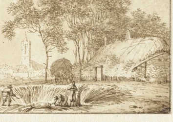 Faucheurs près d