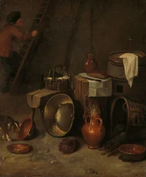 Nature morte dans une étable