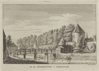 Vue de la porte Saint-André à Amersfoort