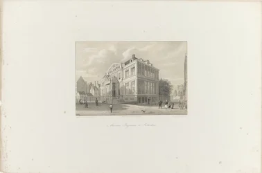 Vue du Musée Boijmans à Rotterdam, 1854