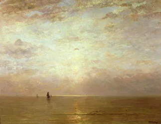 Coucher de soleil, vers 1887