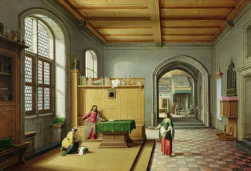 Christ dans la maison de Marthe et Marie
