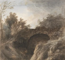 Pont sur une gorge profonde