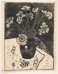 Fleurs dans un vase