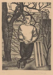 Homme debout près d