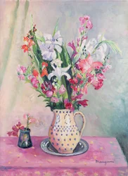 Glaïeuls dans un Vase