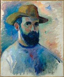 Henri Manguin, autoportrait (huile sur toile)