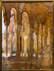 Colonnade du Patio des Lions de l