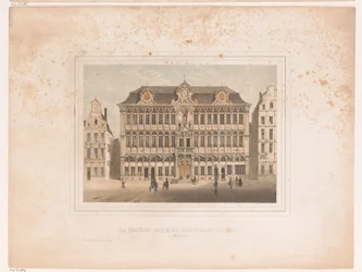 Vue de la Maison Grand Place à Bruxelles