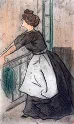 Femme de chambre, vers 1871-1919