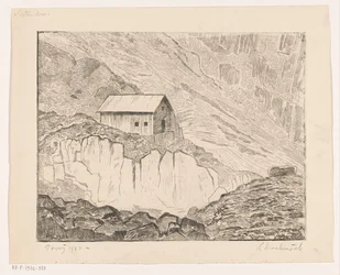 Maison sur une montagne