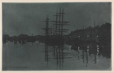 Effet de lune à Dieppe