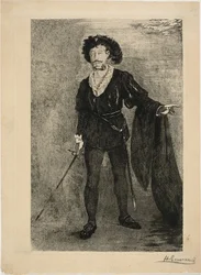 Faure dans le rôle de Hamlet