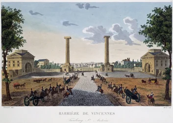 La barrière de Vincennes - dans "Vues de Paris"