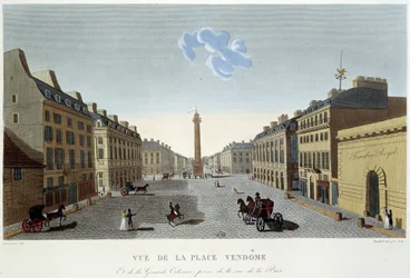 Place Vendôme, vue de la Rue de la Paix - Paris par Courvoisier