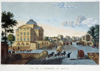 Vue de la Barrière du Roule