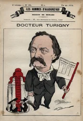 Caricature de Jean Prosper Turigny (1822-1905) de 