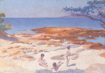 Plage à Cabasson Baigne-Cul, 1891-92