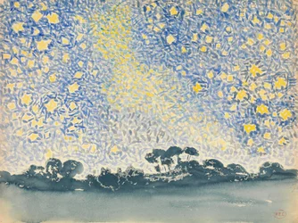 Paysage avec étoiles, c.1905-08