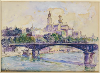 La Seine devant le Trocadéro