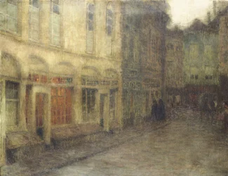 Place à Ypres, crépuscule, c.1898