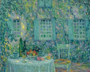 La Table. Le Soleil sur les Feuilles, Gerberoy