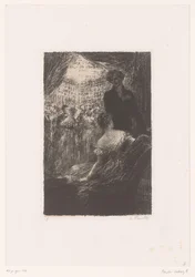 Berlioz et une dame à un bal