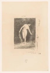 Diane se déshabillant pour se baigner Diane Gedichten van André Chénier Illustrations pour les Poésies d