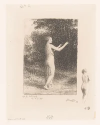 La Vierge de Lycus se promenant dans la nature