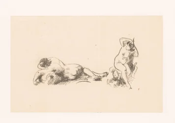 Étude de deux femmes nues