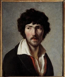Portrait du peintre Maurice Quay. Peinture par Henri François Riesener