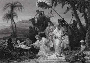 La découverte de Moïse