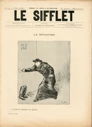 Le Sifflet, numéro 14, Satirique en N & B