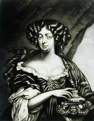 Portrait de Lady Sophia Bulkeley (fl.1688) gravé par Robert Dunkarton (1744-c.1817) de Illustrious Characters in British History