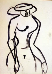 Promeneur à taille de guêpe
