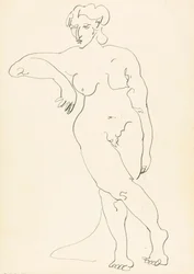 Figure féminine debout