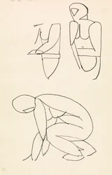 Trois études de figures